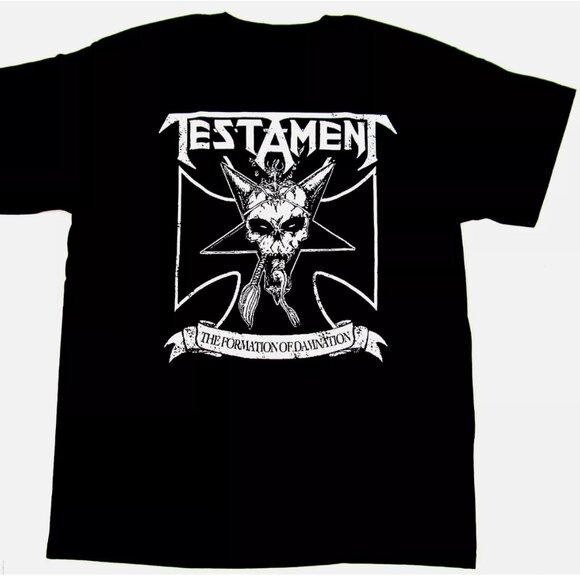 TESTAMENT T-shirt The Formation Of Damnation Thrash Metal Tee Shirt New - Picture 1 of 2
